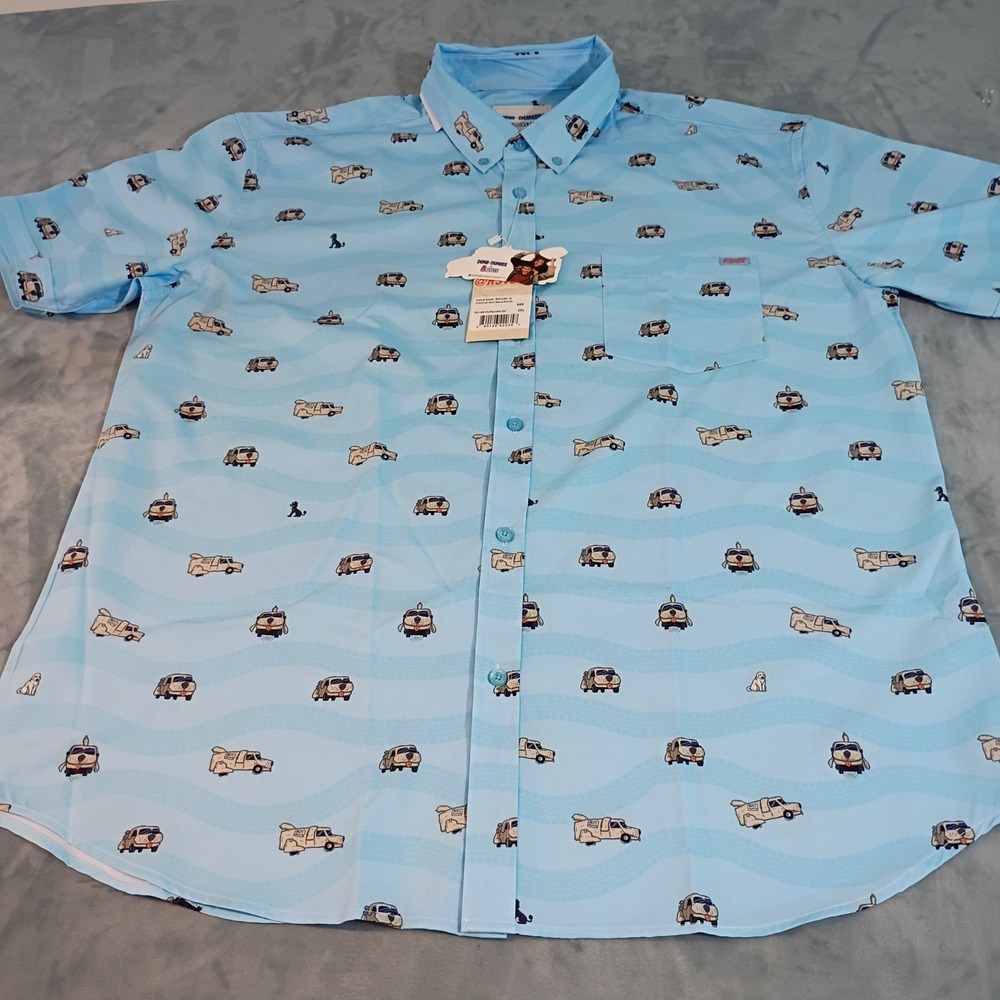 RSVLTS Dumb and Dumber Mutt Cutts KUNUFLEX Short Sleeve Shirt 2XL New
